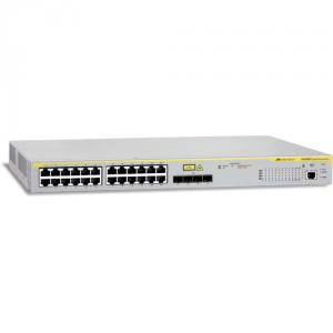 Allied Telesis AT-9424T-50 CLI,  WEB based - L3 - Fixed - 24 10/100/1000 ports Mbit/s - 1U Necesita NetCover