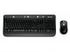 Kit tastatura si mouse microsoft wireless media desktop 1000 black