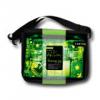 Laptop Case CANYON Messenger X-Ray for up to 15.6" laptop, Nylon, Black/Green