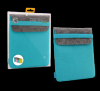 Sleeve for iPad2 / New iPad (Blue),  made of durable flock material