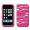 Case belkin silicon sleeve with laser etching for iphone 3g gray/pink