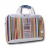 Laptop case canyon + stripes key chain for laptop 13.3", white with