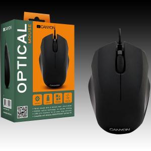 3 buttons and 1 scroll wheel with 800 dpi wired optical mouse