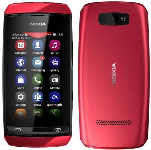 Telefon Mobil Nokia 306 Asha Red