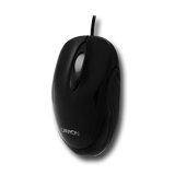 Input Devices - Mouse CANYON CNF-MSO02 Green series (Cable, Optical 800dpi,3 btn,USB), Black