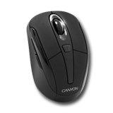 Input Devices - Mouse CANYON CNF-MSOW01 Green series (Wireless 2.4GHz, Optical 1000dpi,6 btn,USB), Black