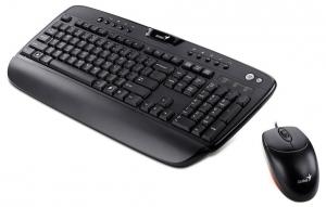 Kit Tastatura si Mouse Genius KB C220E Black