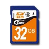 TEAM GROUP Memory ( flash cards ) 32GB SD Card High Capacity Class 6/Class 6