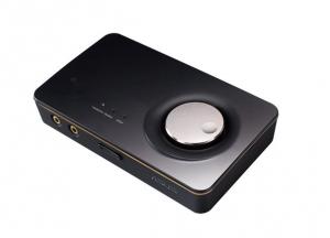 Compact 7.1-channel USB soundcard and headphone amplifier with 192kHz/24-bit HD sound,  USB