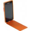 Husa Flip Samsung Galaxy S II i9100 White/ Orange