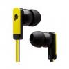 Cygnett earphones razor ii (flat ribbon cable) black/yellow