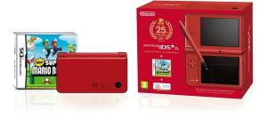 Consola Nintendo DSi XL Red + New Super Mario Bros 25th Anniversary Edition