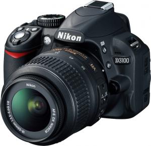 Aparat Foto SLR Nikon D3100 Kit 18-55 mm VR