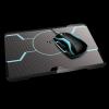 Mouse Laser Razer Tron USB Black + Mat