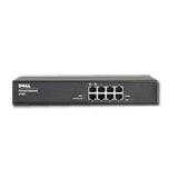 Switch DELL PowerConnect 2808 (8 x 1000/100/10Mbps, 1U, Auto-Negotiation, DHCP Client Built-in, DHCP Server Built-in, MDI/MDI-X switch, WAN-Dynamic IP, Auto-sensing per port, Web I