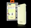 CANYON iPhone5 IML case with stylus and screen protector,  Ivory white,  Retail external color: Ivory white
