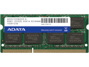 2GB - DDR3 1333 SO-DIMM (bulk)