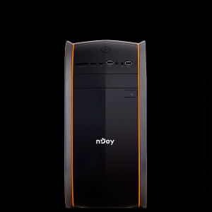 Onyx MiniTower ATX,  W/out PS,  Panou frontal: 2 x USB 2.0 / 1 x intrare microfon / 1 x iesire audio / Cititor de carduri,  Culoare: Ne gru lucios