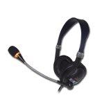 Headset CANYON CNR-HS01NB (20Hz-20kHz, Ext. Microphone, Cable, 2.5m) Black, Ret.