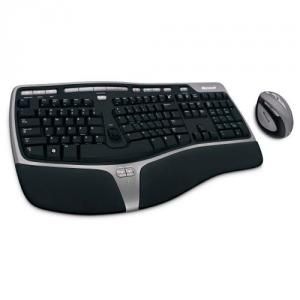 Kit Tastatura si Mouse Microsoft Wireless Ergonomic Desktop 7000 Black