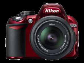 Aparat Foto SLR Nikon D3100 Kit 18-55mm VR Red
