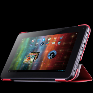 Tablet case Prestigio 7" PTC3670RD full protection red, Plastic/Polyurethane suitable for tablet PMP3670