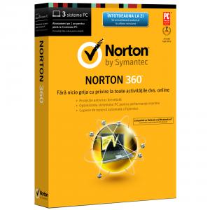 Antivirus Symantec Nortun 360 21.0 RO 1 an 3 PC Licenta de reinnoire