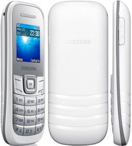 Telefon Mobil Samsung E1202 Dual Sim White