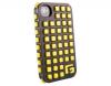 Iphone square - black shell / yellow rpt iphone 4/4s