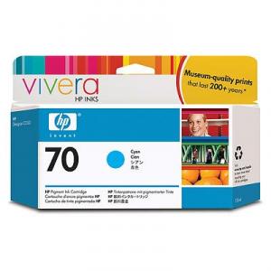 Cartridge HP 70 130 ml Cyan Ink with Vivera Ink