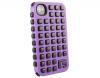 Iphone square - purple shell / black rpt iphone 4/4s