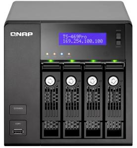 Network Storage QNAP Tower 4 Bay NAS Intel Atom D2700 1GB DDR3 no HDD