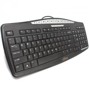 Tastatura nJoy SMK110 Slim Multimedia Black