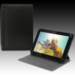 Universal case with stand suitable for most 10.1" tablets and Galaxy Tab, convenient rotation design and different angle range for viewing(Color: Black)