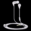 Canyon ceramic housing earphones with inline microphone; carrying bag