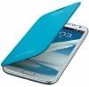 Flip Cover Samsung Galaxy Note II N7100 Light Blue