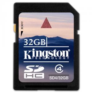 Card de Memorie Kingston 32GB SDHC Class 4