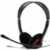 Headset CANYON CNR-HS4 (20Hz-20kHz, Ext. Microphone, Cable, 1.7m) Black/Orange, Ret.