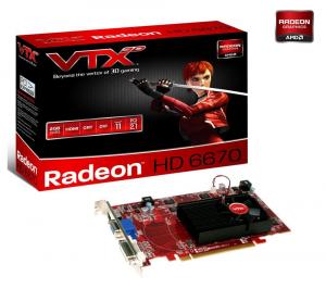 Placa Video VTX3D RADEON HD 6670 2048MB DDR3