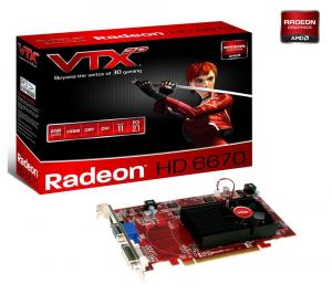 Placa Video VTX3D RADEON HD 6670 1024MB DDR3