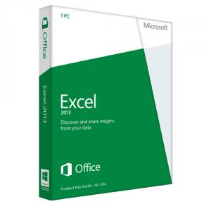 Microsoft Excel 2013 32-bit/x64 English FPP Medialess