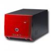 Chassis CFI CBI-A8989 Desktop,  Mini-ITX, 2xUSB2.0, audio, PSU  150W, Matted black/Red front panel