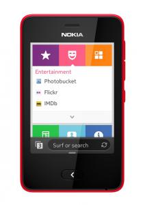 Telefon Mobil Nokia Asha 501 Dual Sim Red