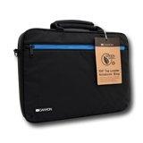 Laptop Case CANYON Top Loader for up to 15.6" laptop, Black/Blue