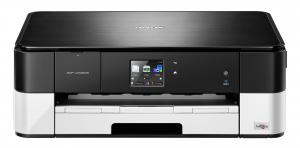 DCPJ4120DW,  Multifunctional inkjet A4 ( print/scan/copy),  print A3 din tava manuala,  printare : viteza 33/25 ppm (18/16 ipm),  rezolu tie 6000 x 1200 dpi,  memorie 128 MB,  tava