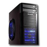 Chassis FLOSTON Top Sider Middle Tower,  ATX, 7 slots, USB, Audio Interface, e-SATA, Steel, PSU optional, SECC Body, Black