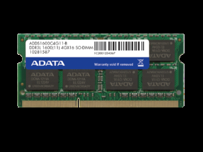 4GB - DDR3 1600 SO-DIMM (bulk)