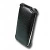PRESTIGIO iPhone 3G Case, Snake skin composition leather, Black, Retail (Blister) (6.8x2.1cm)