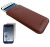 Pouch Samsung Galaxy S3 i9300 Leather Chestnut Brown