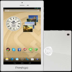 PRESTIGIO MultiPad Color 7.0 3G (7.0'' IPS,1280x800,16GB,Android 4.2,QC1.3GHz,1GB,3500mAh,2MP,BT,NFC,GPS,FM,Phone,3G,Pouch) White Retail